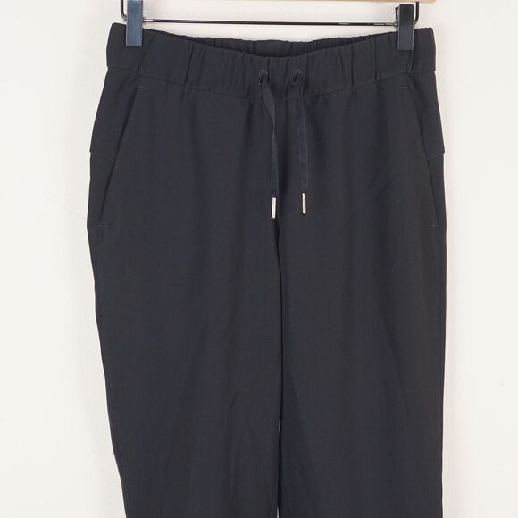 Lululemon On The Fly Jogger Woven Black Pants Womens Sz 4 - Picture 2 of 10